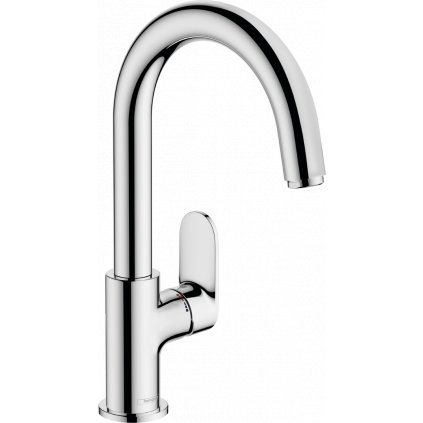 249047 hansgrohe vernis blend vysoka umyvadlova bateria 200 s otocnym ramenom a odtokovou supravou s tiahlom ecosmart chromova 71554000