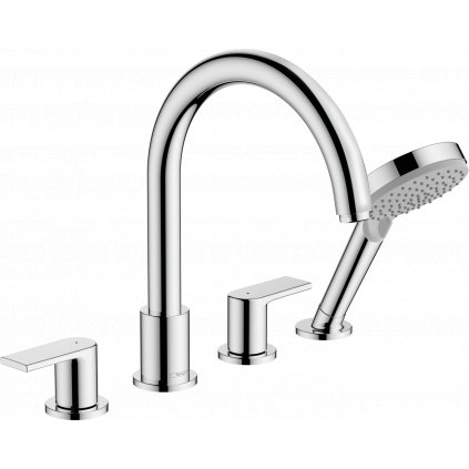 249833 hansgrohe vernis shape bateria na okraj vane 4 otvorova instalacia chromova 71459000