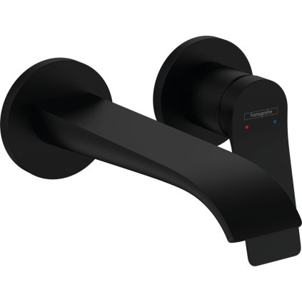 Hansgrohe Vivenis, rejtett mosdócsaptelep, 2 lyukú telepítés, EcoSmart, fekete matt, 75050670