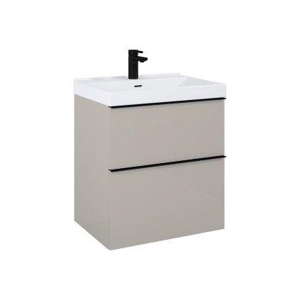Elita Look, mosogató alatti szekrény 60x45x64 mm 2S PDW, bézs matt, ELT-168586