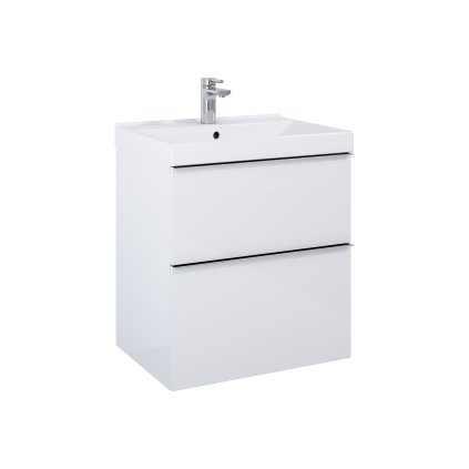 Elita Look, mosogató szekrény 60x45x64 mm 2S PDW, fehér fényes, ELT-167077