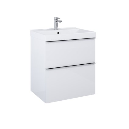 Elita Look, mosogató alatti szekrény 60x45x64 mm 2S PDW, fehér matt, ELT-167592