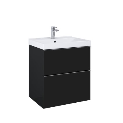 Elita Look, mosogató alatti szekrény 60x45x64 mm 2S PDW, fekete matt, ELT-168105