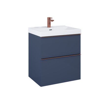 Elita Look, mosogató alatti szekrény 60x45x64 mm 2S PDW, kék matt, ELT-168573