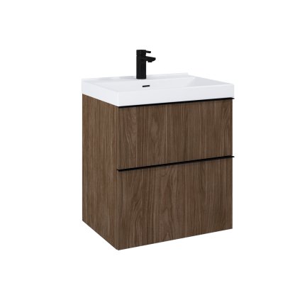 Elita Look, mosogató alatti szekrény 60x45x64 mm 2S PDW, dió lincoln, ELT-168684