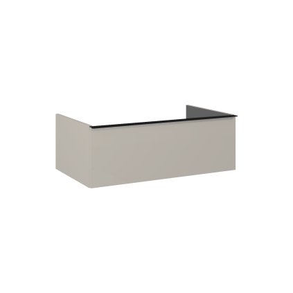 Elita Look, függő szekrény munkalap mosogatóhoz 80x45x28 cm 1S PDW, bézs matt, ELT-168592