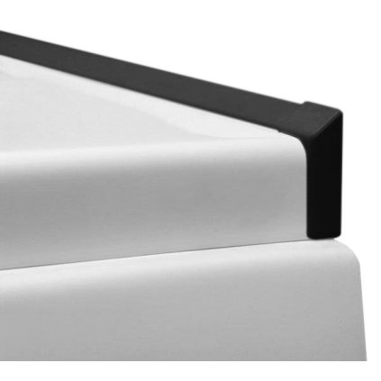 Polysan, Fedőcsík fürdőkádhoz és kádhoz, 2x 1950mm, 2x sarok, 2x vége, fekete, 91020B