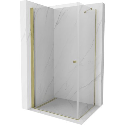 62416 mexen pretoria sprchovy kut 90x70 cm priehladna zlata 852 090 070 50 00