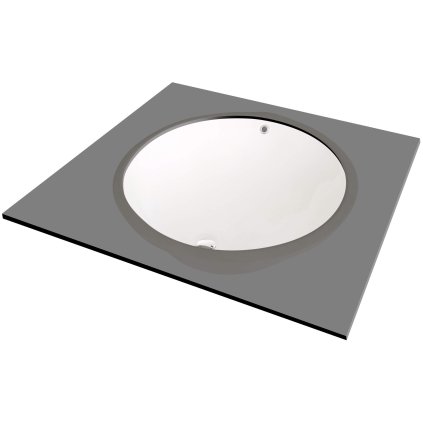 Deante Alpina, kerámia alá szerelhető mosogató, fehér, DEA-CGA_6U5U