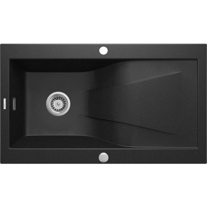 3862 zlew rapsodia grafitowy metalik granit 1k z o 860x500x210 3 5 osprzet space saver lux