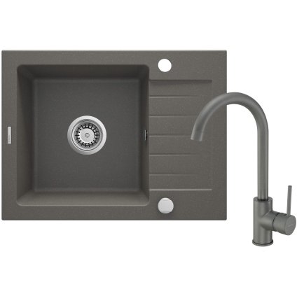 4051 zlew zorba antracyt granit 1k z ko 580x440x164 3 5 osprzet space saver bateria nemezja z wylewka u