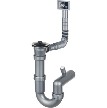 4261 osprzet do zlewozmywakow stalowych 1 kom 2 z przelewem w komorze