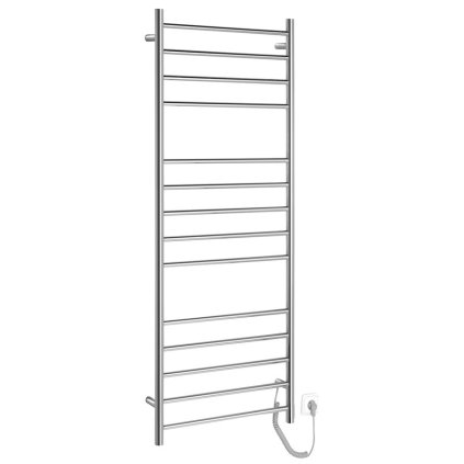 Sapho, REDONDO elektromos törölközőszárító, kerek, 600x1500 mm, 130 W, polírozott rozsdamentes acél, ER250V