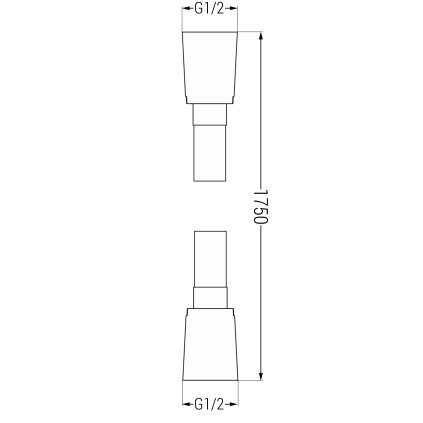 45049 2 mexen prislusenstvo sprchova hadica 175 cm hladky povrch chrom 79475 00