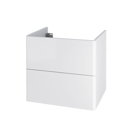 Mereo, Siena, fürdőszoba szekrény 60 cm, fehér, antracit, fekete, többszínű - RAL fényes/matt, MER-CN410S