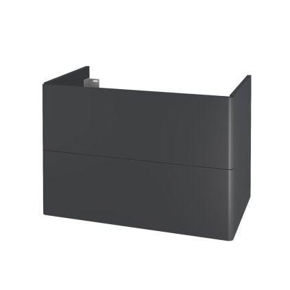 Mereo, Siena, fürdőszoba szekrény 80 cm, fehér, antracit, fekete, többszínű - RAL fényes/matt, MER-CN431S