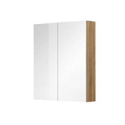 300999 mereo kupelnova galerka 60 cm zrkadlova skrinka 2x dvere mer cn716gr