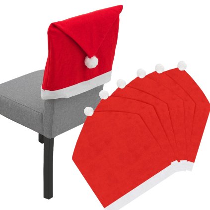 Tutumi, székhuzat Mikulás sapka 6 db 380667A, CHR-00004