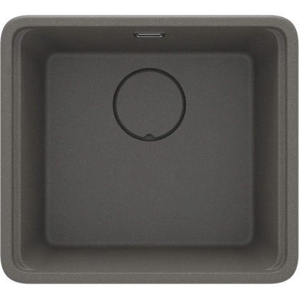 Deante Momi, 1 kamrás gránit mosogató 500x450x230 mm gazdaságos szifonnal, antracit, DEA-ZKM_T10A