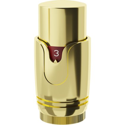 Mexen, termosztatikus fej M30x1,5mm, arany fényes, W900-000-50