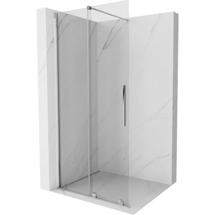 293007 3 mexen velar posuvne dvere do otvoru typ walk in 100 cm 8mm cire sklo chromova 871 100 000 03 01