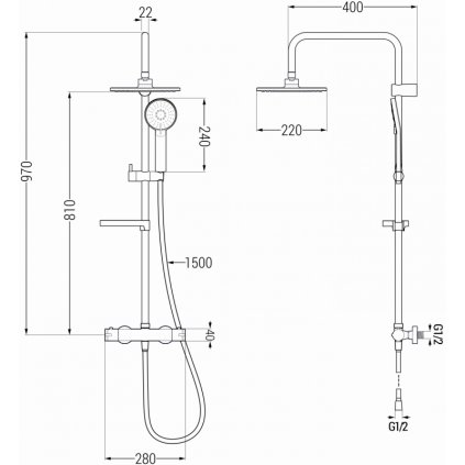 64896 2 mexen kx33 sprchovy set s termostatickou bateriou kai grafitova 771504091 66
