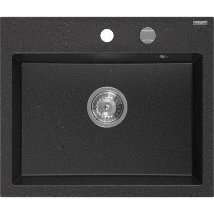 324053 2 mexen oscar 1 komorovy granitovy drez 580x490x205 mm cierna strieborna metaliza 6519581000 73