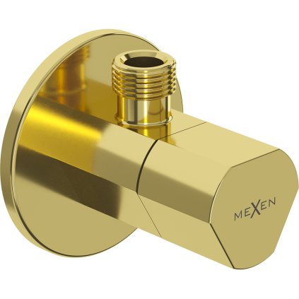 Mexen T, sarokszelep csaptelephez 1/2"x3/8", arany fényes, 79973-50