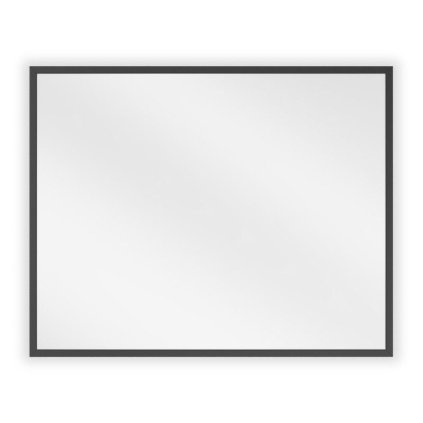 Mexen Loft, téglalap alakú fürdőszobai tükör 50 x 40 cm, keret színe fekete matt, 9852-050-040-000-70