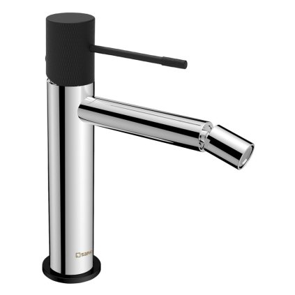 Sapho, SOLARIS szabadon álló bidé csaptelep kivezetés nélkül, króm/matt fekete, WD003CB