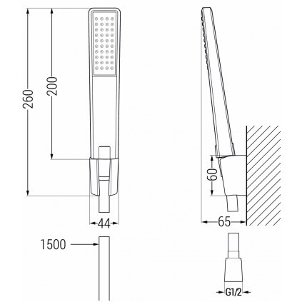 66240 mexen sabre r72 vanova bateria so sprchovym setom chrom 7213r72 00