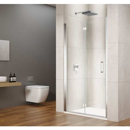 Gelco, LORO összecsukható zuhanyajtó 700 mm, átlátszó üveg, GN4570