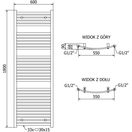 321935 mexen helios vykurovacie teleso 1800x600 mm 786 w chromova w103 1800 600 00 01