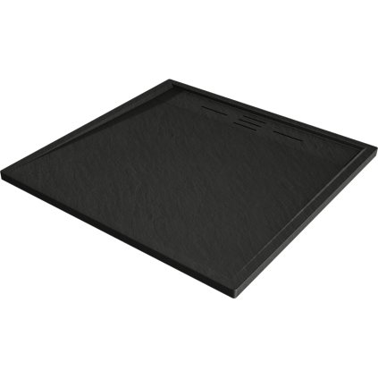 Mexen, Mexen Amon brodzik kwadratowy SMC 90 x 90 cm, czarny - 4F709090