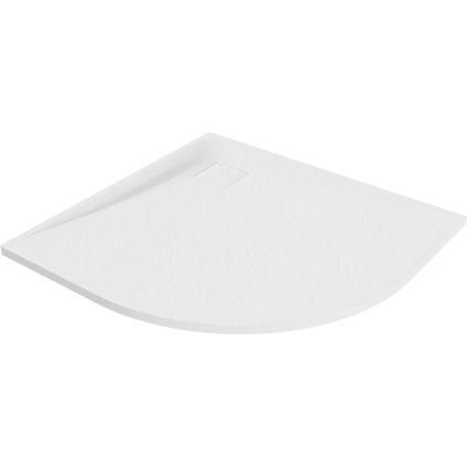 Mexen, Mexen Bert brodzik półokrągły SMC 90 x 90 cm, biały - 4KR109090