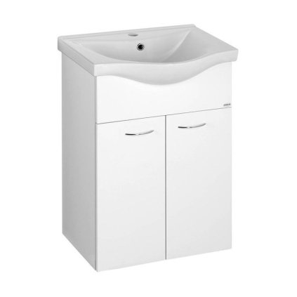 Aqualine, KERAMIA FRESH mosdószekrény 51,1x74x34cm, fehér, 50057