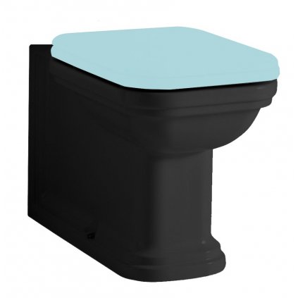 375805 kerasan waldorf wc kombi misa 40x68cm spodny zadny odpad cierna matna 411731