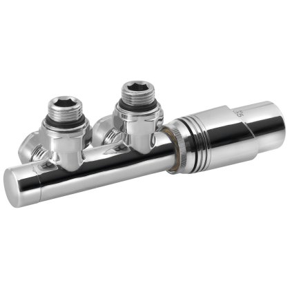 Bruckner, WICHER termosztatikus csatlakozókészlet központi csatlakozáshoz 50mm, króm, 600.311.1