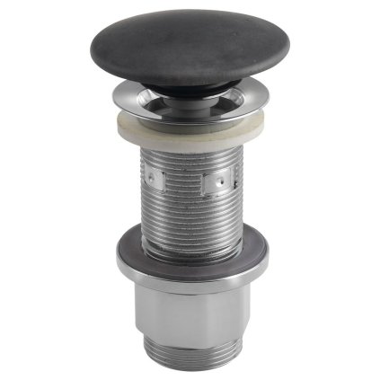 Sapho, Mosogató kimenet 5/4", click-clack, betondugó, antracit, FG916