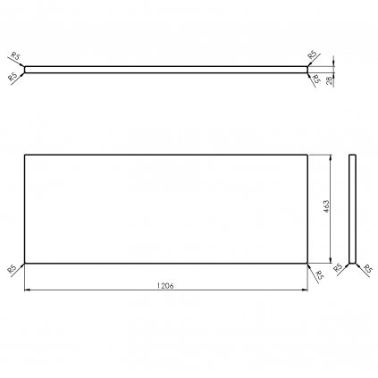 399391 sapho woody doska 1206x28x463mm masiv prirodny dub wds120