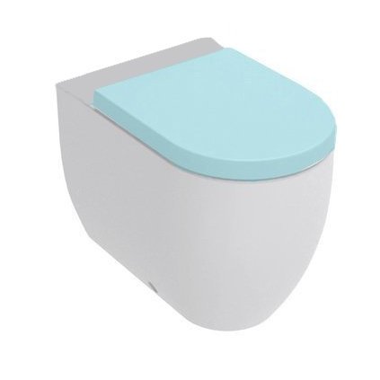 Kerasan, FLO WC kombi tál 36x60cm, alsó/hátsó hulladék, fehér, 311701