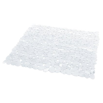 Aqualine, RIVER zuhany alátét 54x54 cm, csúszásgátló, PVC, átlátszó, TADO40100