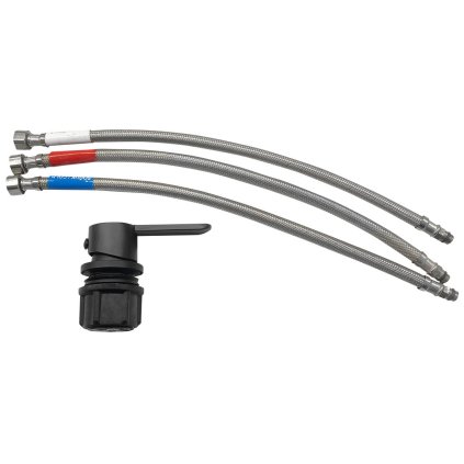 Sapho, AVVA integrált csaptelep WC-hez, czarny mat, ND100315-2