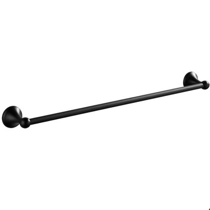 Rea, egykarú törölközőtartó 60cm 332870A, fekete matt, REA-06926