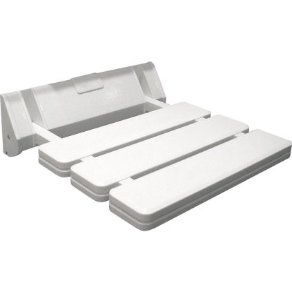 Aqualine, zuhanyülőke 32x33cm, összecsukható, fehér, AE357