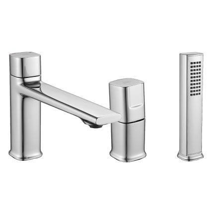 Laveo Tores, 3-lyukú fürdőcsaptelep, króm, LAV-BVT_013D