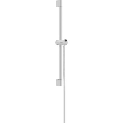 Hansgrohe Unica, zuhanyrúd Pulsify S 650 mm zuhanycsővel Isiflex 1600 mm, fehér matt, HAN-24400700