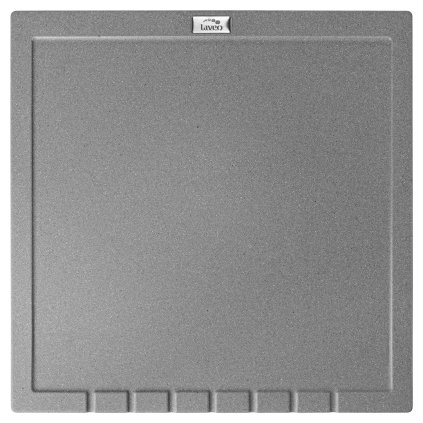 Laveo Halvo, gránit csepptálca 350x350x25 mm, szürke, LAV-OBA_501T