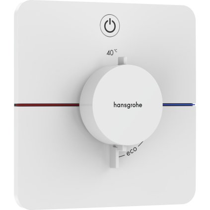 Hansgrohe ShowerSelect Comfort Q, rejtett termosztát 1 készülékhez, fehér matt, HAN-15581700