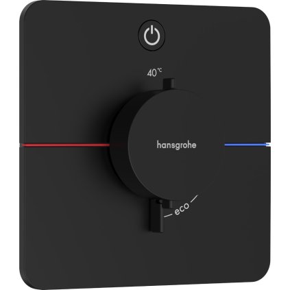 Hansgrohe ShowerSelect Comfort Q, rejtett termosztát 1 készülékhez, fekete matt, HAN-15581670
